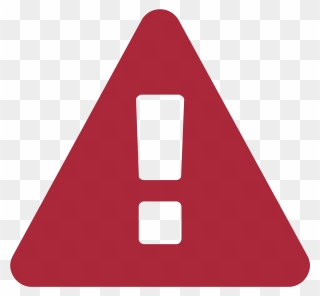 Open - Warning Flat Icon Png Clipart