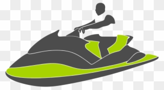 Green Jet Ski Png Image - Jet Ski Vector Clipart