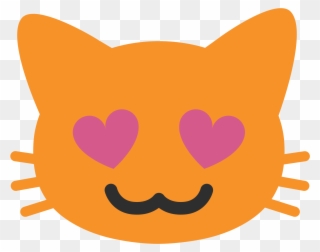 Download Free Png Smiley Png, Download Png Image With - Android Emoji Cat Heart Eyes Clipart