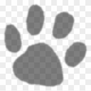 Faded Paw Print Clipart