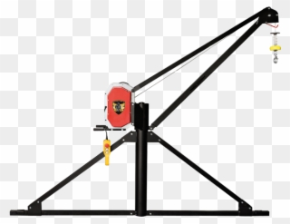 506 - Construction Mini Crane Clipart