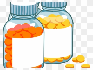 Pill Bottle Clipart - Medicine Log And Journal: Log Your Medicines - Png Download