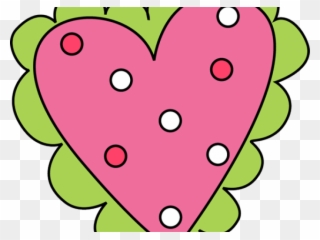 Cute Clipart Valentine - Pink And Green Valentine Cards - Png Download