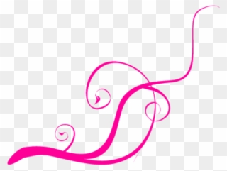 Design Elements, Swirls, Logo Design, Elements Of Design - Pink Swirl Borders Transparent Clipart