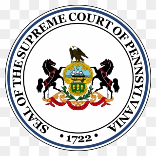 Criminal Clipart Justice Supreme Court - Seal Of The Supreme Court Of Pennsylvania - Png Download