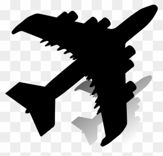 Clipart - Airplane Shadow Png Free Transparent Png