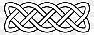 Open - Simple Celtic Knot Border Clipart
