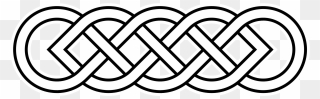 Open - Celtic Knot Line Clipart