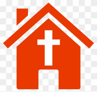 Church House - Church Icon Png Red Clipart