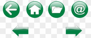 Next Button Clipart Green - Navigation Button Icon Png Transparent Png