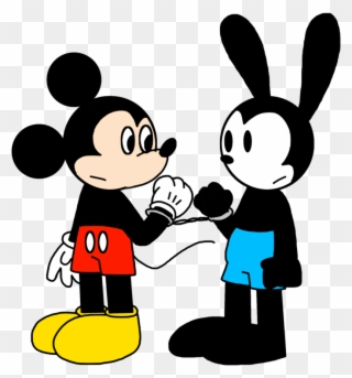 Handcuff Clipart Thing - Marcospower1996 Mickey And Oswald - Png Download