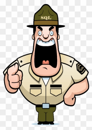 Drill Sergeant Cartoon Clipart
