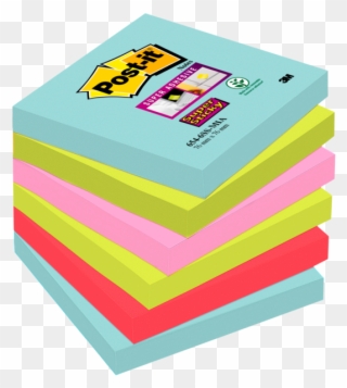 Super Sticky Notes Miami Collection, Post-it® Notes - Postit Note Clipart