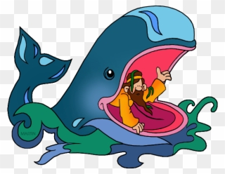 Whale - Jonah And The Whale Clip Art - Png Download