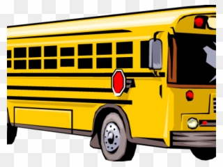 Transportation Clipart School Bus - Happy Holidays Express Card - Png Download