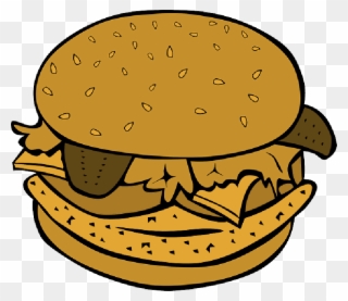 Cartoon The Best In Image Emoticon Battle - Hamburger Clip Art - Png Download