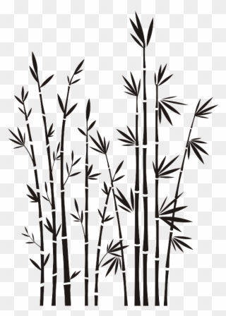 Bamboo Silhouette Png Clipart