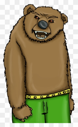 The Bear Is Designed To Look Like The Real Bear, But - Cartoon Clipart