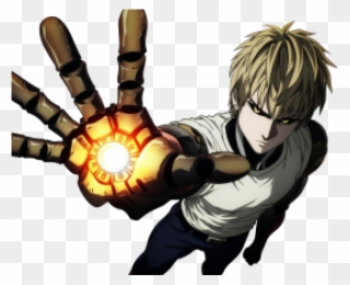One Punch Man Clipart Figure - Genos One Punch Man Render - Png Download