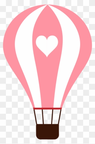 Balloon Vector - Balão De Ar Quente Rosa Png Clipart