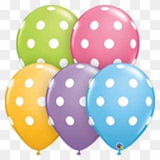 Polka Dot Balloons Clipart