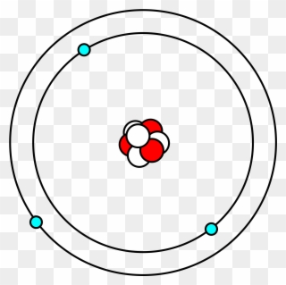 Clipart - Bohr Atomic Model Png Transparent Png