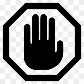 Stop Sign Png Free Clipart Free Stock - Stop Hand Icon Png Transparent Png