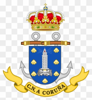 The City Crest Of A Coruña - Coat Of Arms Of La Coruña Clipart