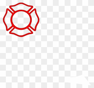 Red Clip Art At Clker - Printable Fire Department Maltese Cross - Png Download