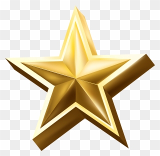 Gold Star Logo Free Clipart