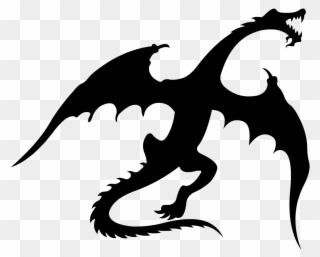 Dragon1 - Flying Dragon Game Of Thrones Vector Clipart