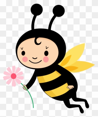 Clipart Bee Mason Bee - Imagens De Abelhinha Em Png Transparent Png