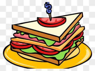 Sandwich Clipart Subway Sandwich - Thick Sandwich Clip Art - Png Download