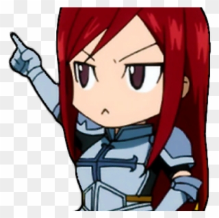 Chibi Clipart Fairy Tail - Fairy Tail Chibi Erza - Png Download