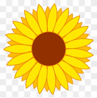 Flower Vector Png Image Sunflower Template, Sunflower - Clip Art Sun Flower Transparent Png