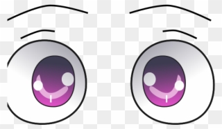 1 - Big Anime Eyes Png Clipart