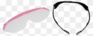 Lens Eyeshield And Frame - Machete Clipart