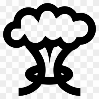 Mushroom Cloud Icon - Mushroom Cloud Gif Transparent Clipart