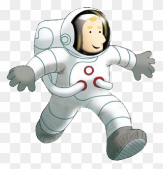 Spaceman - Moon Usborne First Reading Clipart
