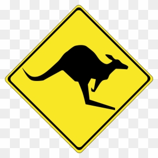 Big Image - Kangaroo Sign Clipart