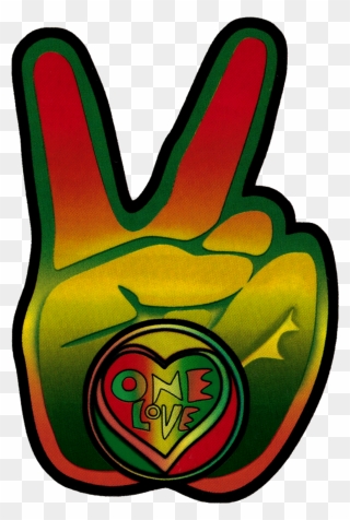 And Anti War Window Stickers Resource Project - Rasta Peace Hand Sign Clipart