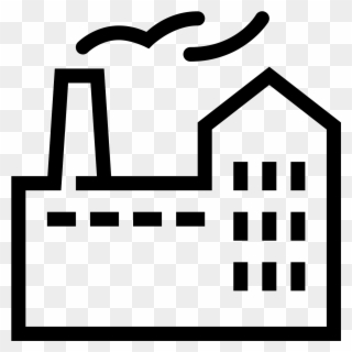 Vector Factory Manufacturer - Manufacture Manufacturing Vector Icon Clipart