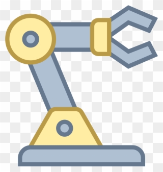 Vector Robotics Factory - Robotic Arm Icon Png Clipart