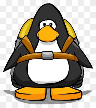Jet Pack Item From A Player Card - Club Penguin Black Penguin Clipart
