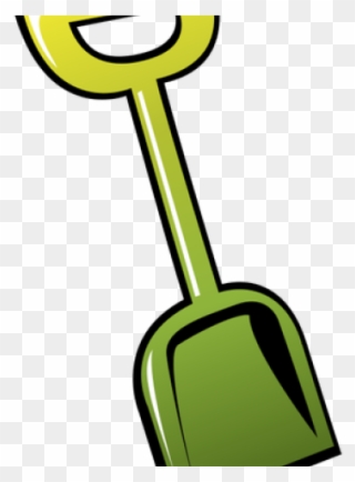 Green Clipart Shovel - Beach Shovel Clip Art - Png Download