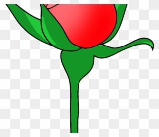 Rose Bush Clipart Simple Rose - Rose - Png Download