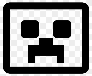 Minecraft Creeper Icon Free Download And Vector Png - Creeper Minecraft Vector Clipart