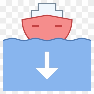 Boat Returning To Port Icon - Boat Clipart