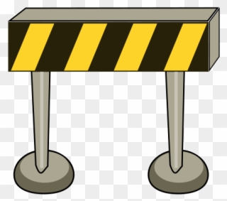 Free Road Barrier - Entry Barriers Clipart - Png Download