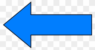 Arrows Blue - Blue Arrow Pointing To The Left Clipart